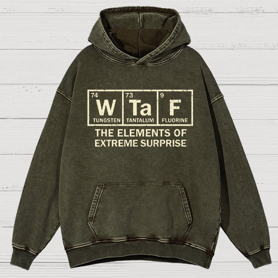 The Extreme Element of Surprise Vintage Distressed Hoodie
