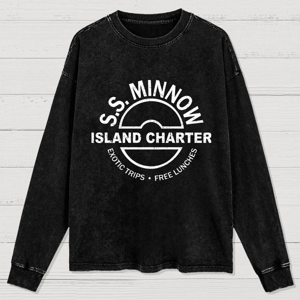 Ocean Explorer Washed Long Sleeve Tee