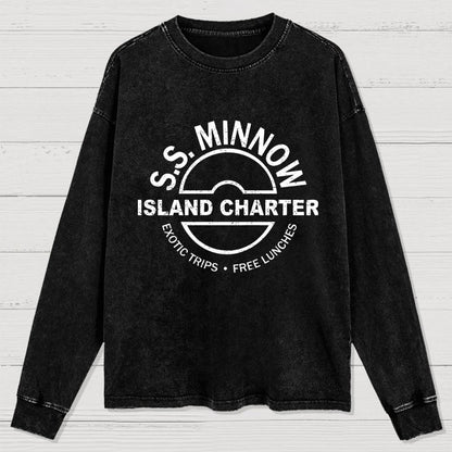 Ocean Explorer Washed Long Sleeve Tee