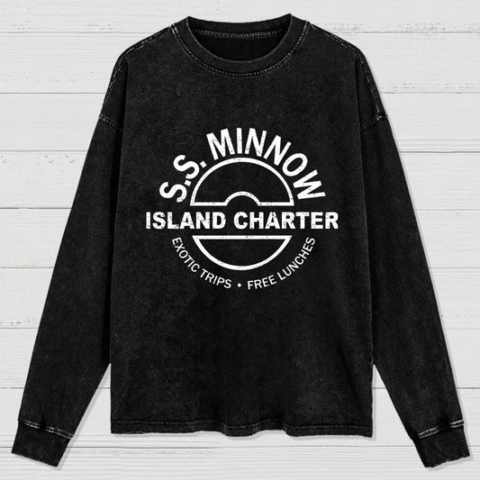 Ocean Explorer Washed Long Sleeve Tee
