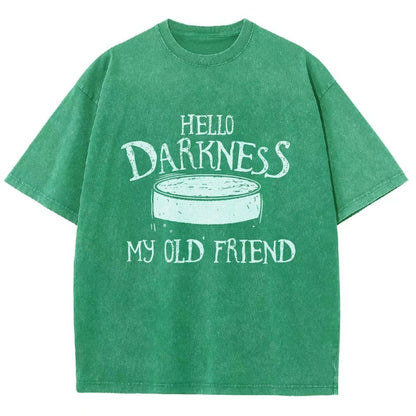 Hello Darkness Brew Vintage Distressed T-shirt