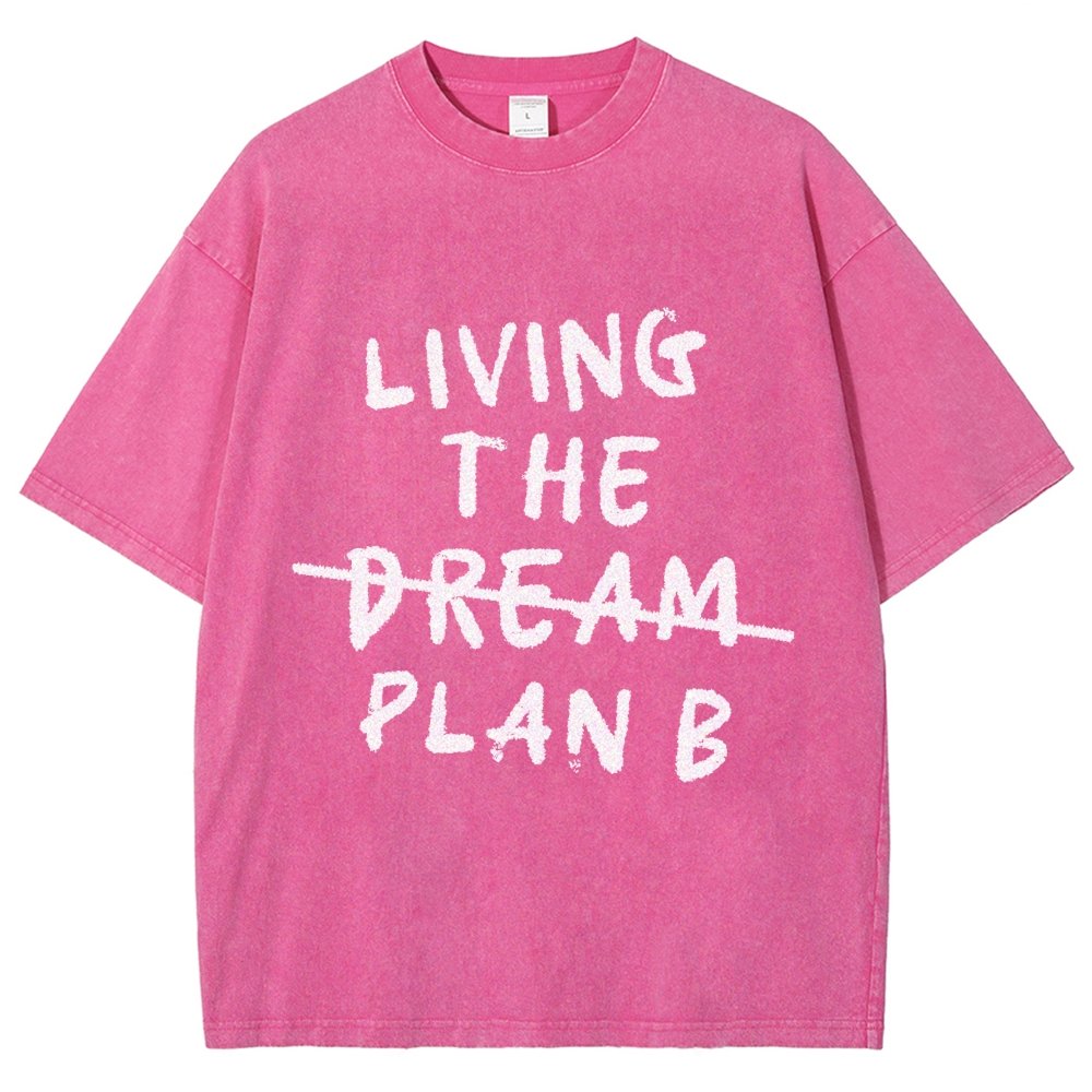 Living Plan B Vintage Distressed T-shirt