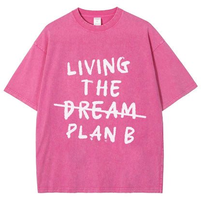Living Plan B Vintage Distressed T-shirt