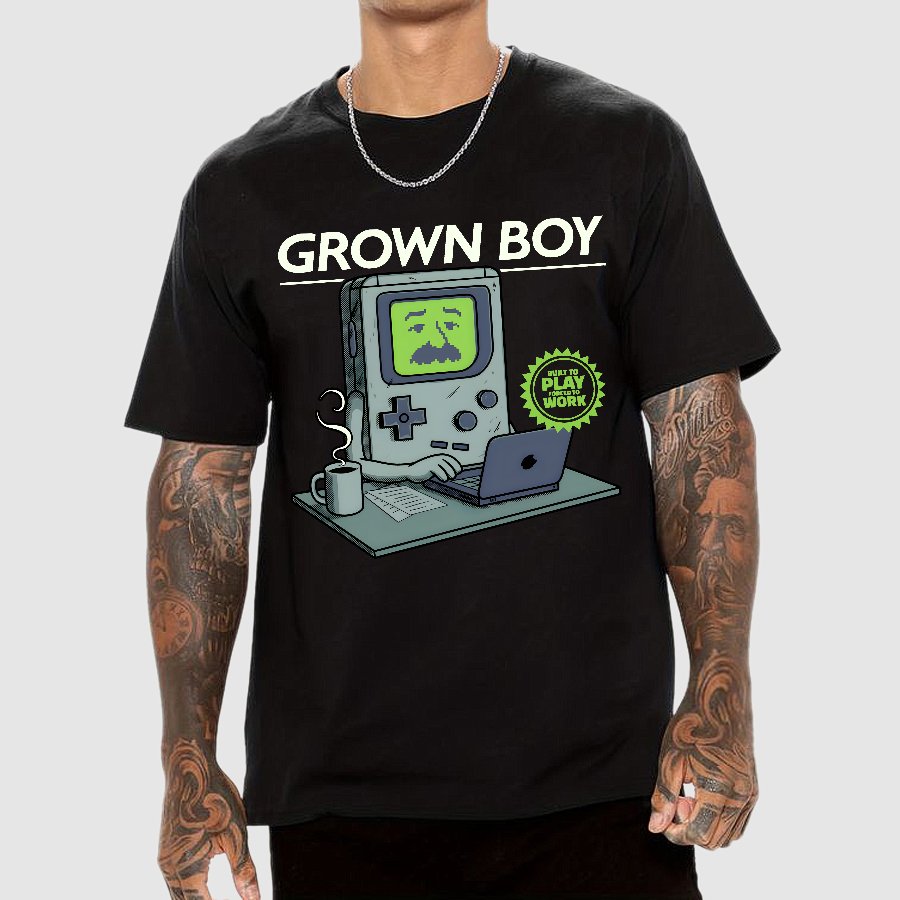 Grown Boy Geek T-Shirt