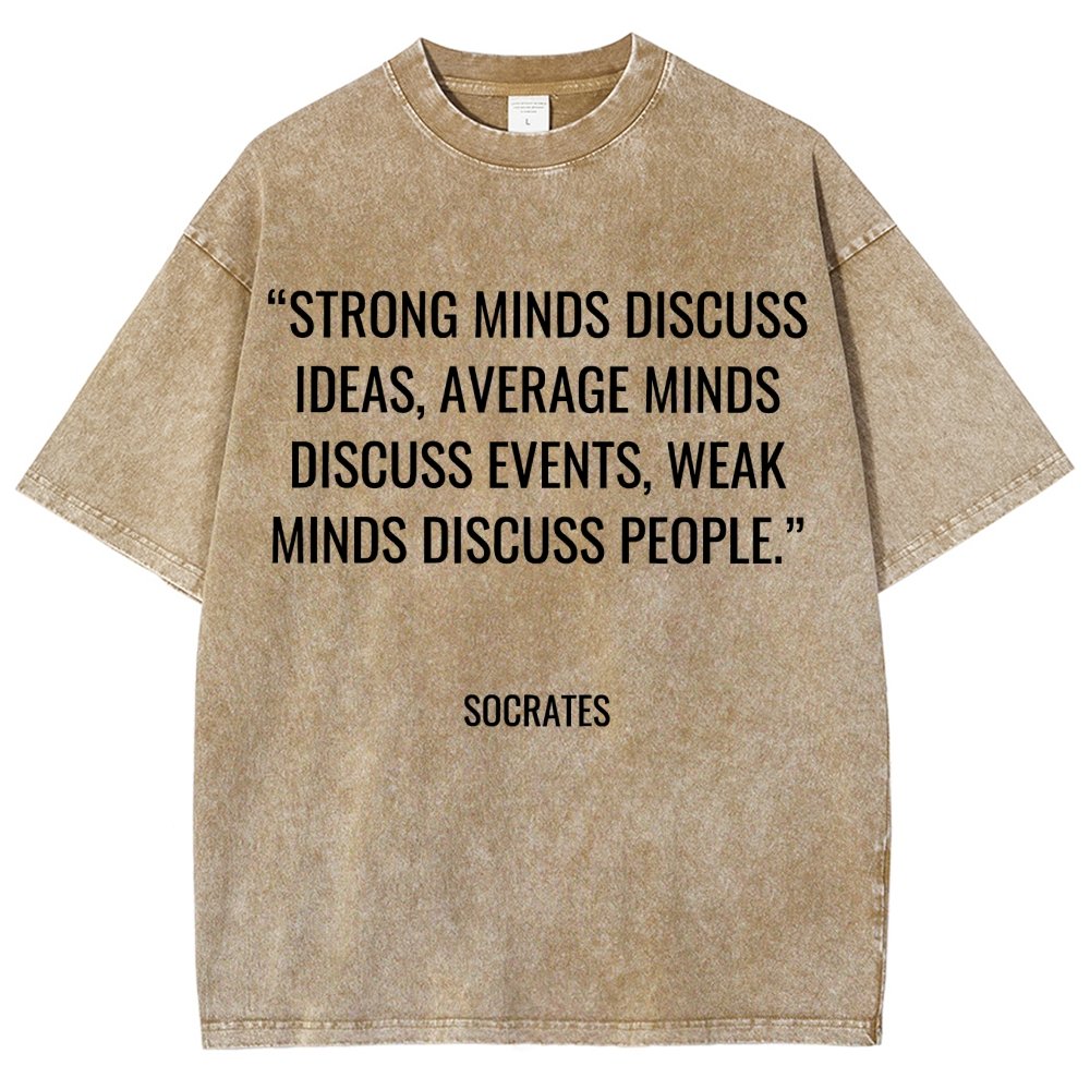 Socrates Quotes Vintage Distressed T-shirt