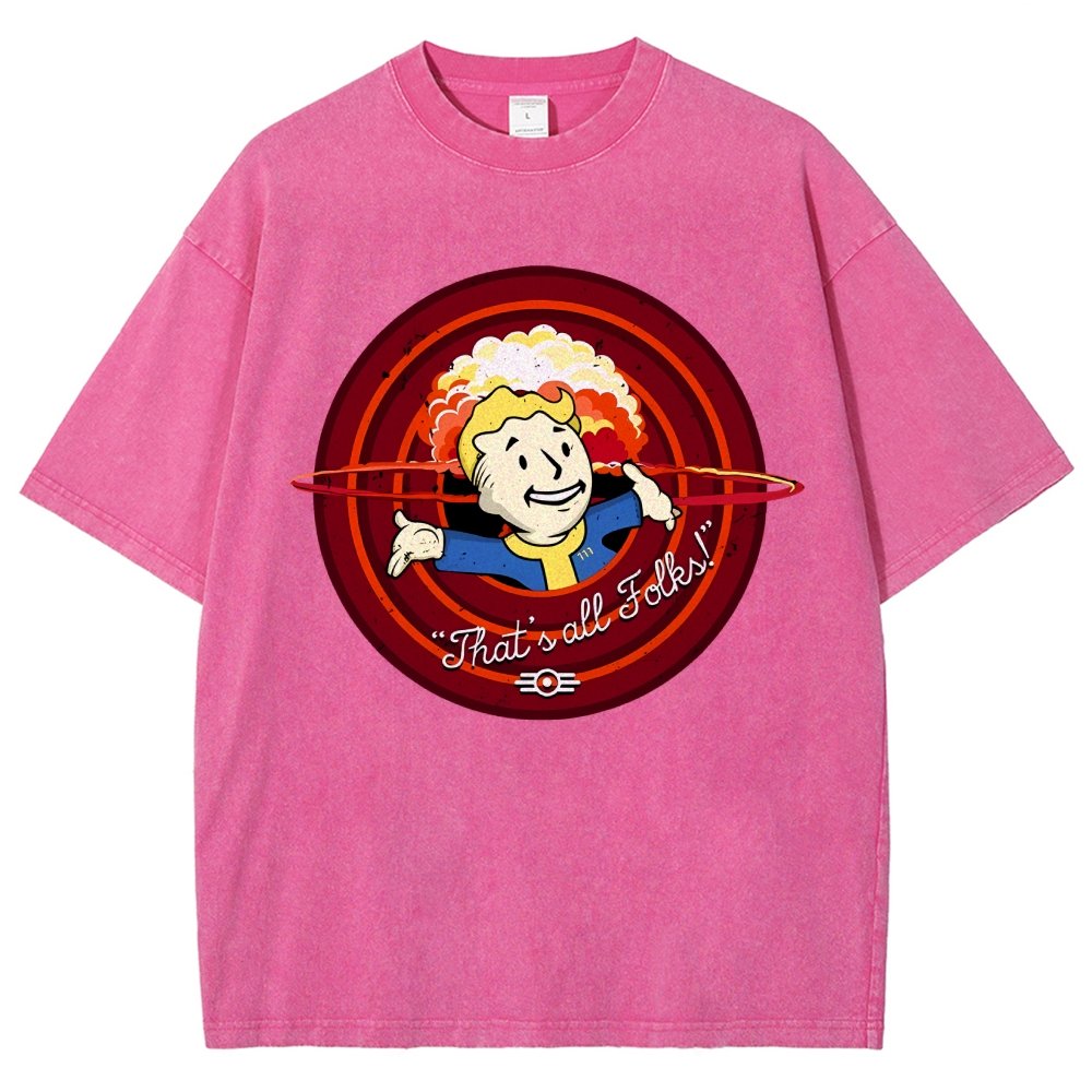 That's all folks Vintage Distressed T-shirt