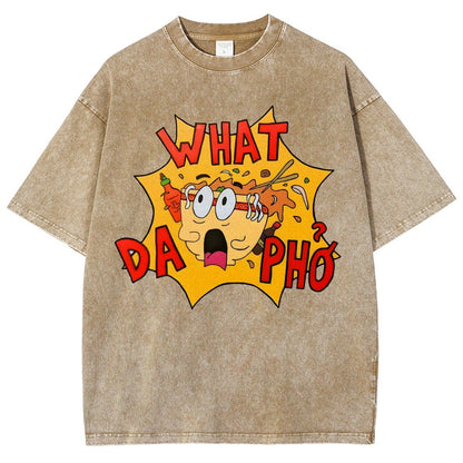 What Da Pho?Vintage Distressed T-shirt