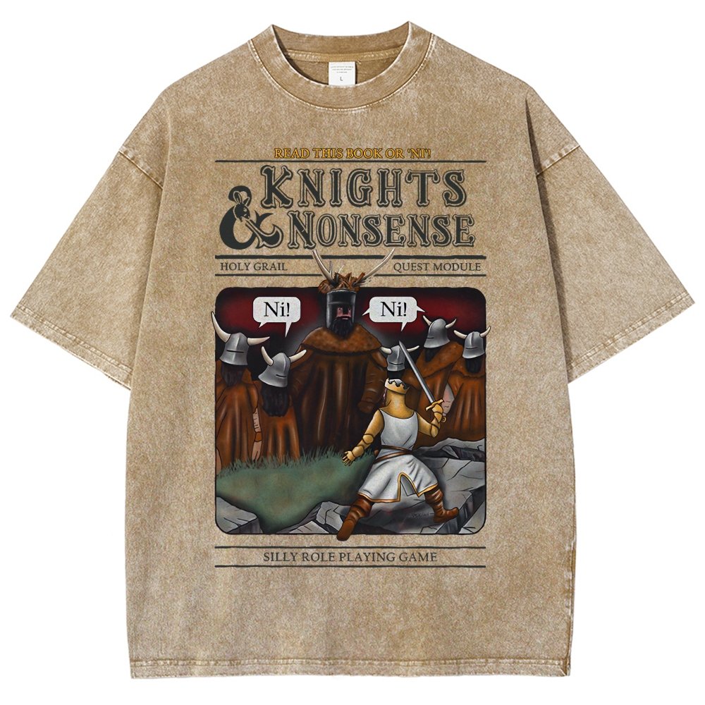 Knights & Nonsense Vintage Distressed T-shirt