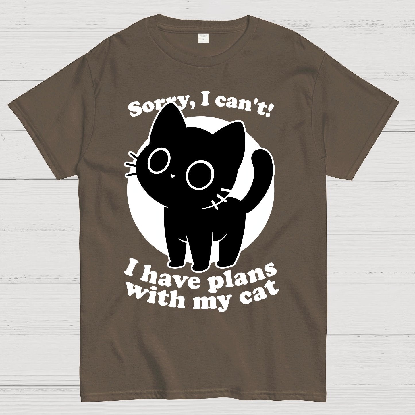 I Like Cats Not People - Cute Irony Pet Geek T-Shirt