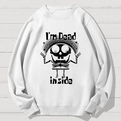I'm Dead Inside Geek Cotton Sweatshirt