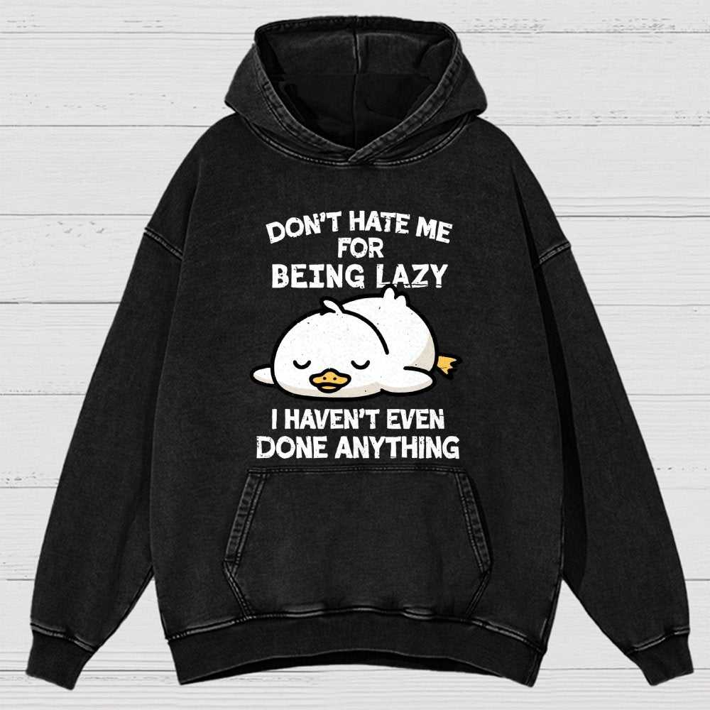 Duck Done Nothing Vintage Distressed Hoodie