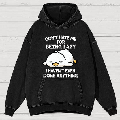 Duck Done Nothing Vintage Distressed Hoodie