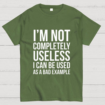 I'm Not Completely Useless Art Print Geek T-Shirt