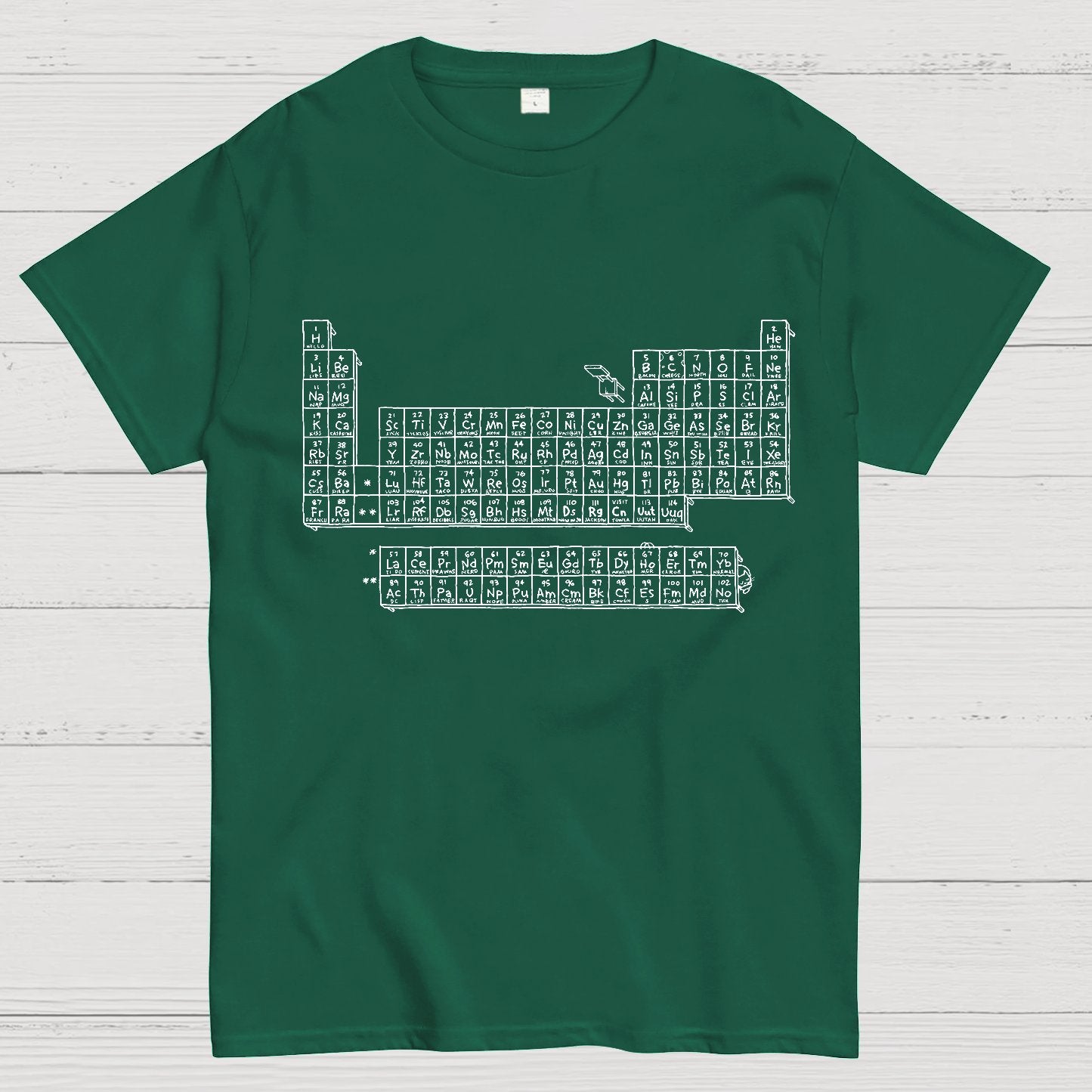 Questionable Table of Elements Geeky T-Shirt