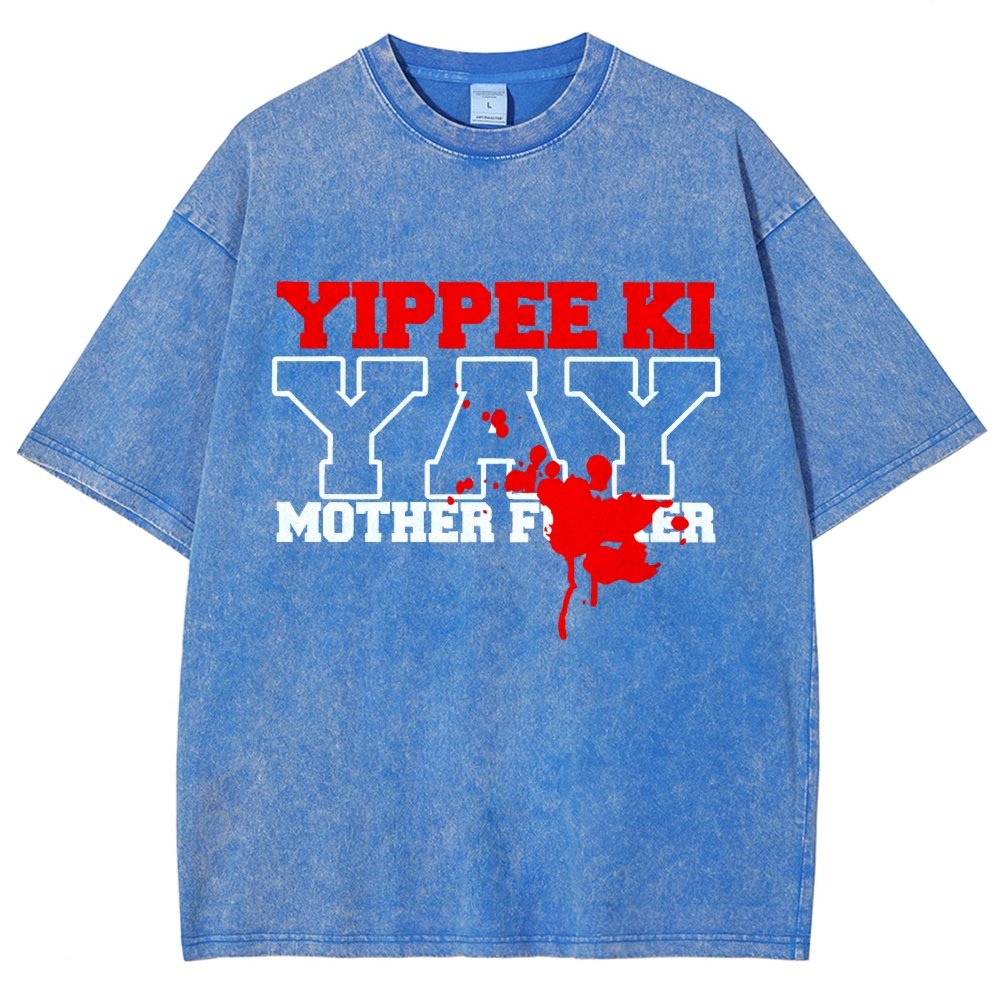 Yippee Ki-yay... You know the rest Vintage Distressed T-shirt