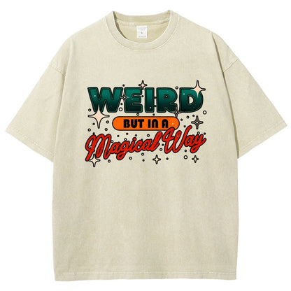 Weird But In A Magical Way Vintage Distressed T-shirt