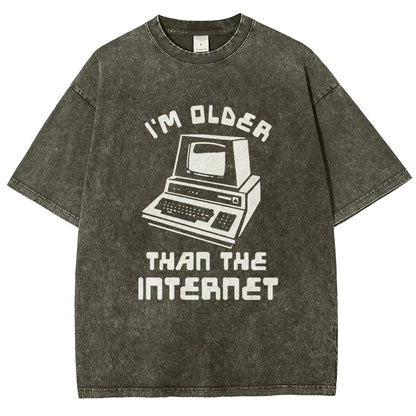 I Am Older Than The Internet Vintage Distressed T-shirt