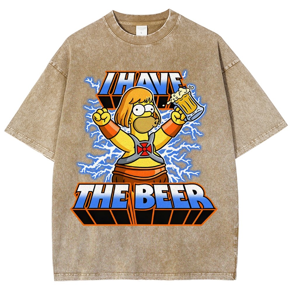He-Beer Vintage Distressed T-shirt