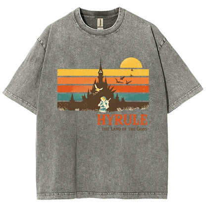 The Land Of Gods Vintage Distressed T-shirt