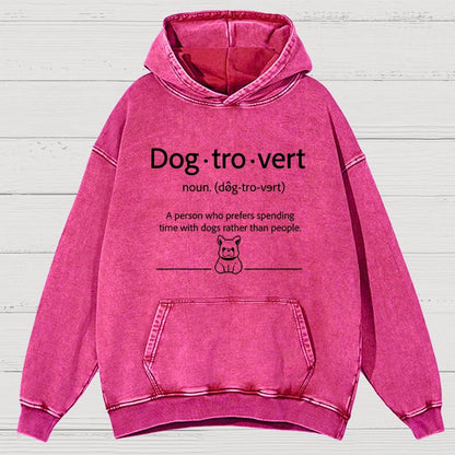 Dog-Tro-World Vintage Distressed Hoodie