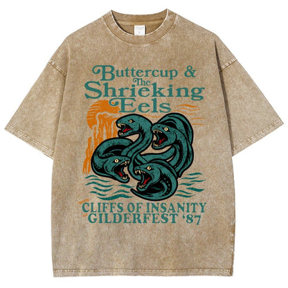 Buttercup & the Shrieking Eels at Harmonyfest Vintage Distressed T-shirt