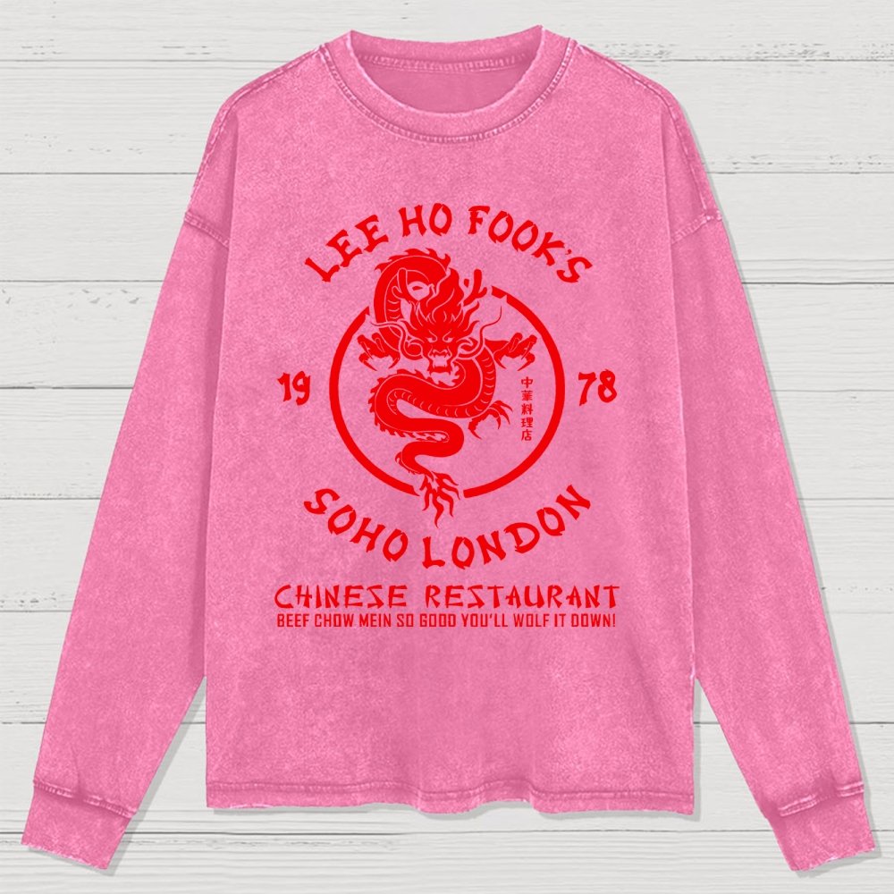 Lee Ho Fooks Chinese Restaurant Washed Long Sleeve Tee