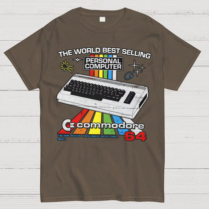 Retro Games Commodore 64 Personal Computer Geek T-Shirt