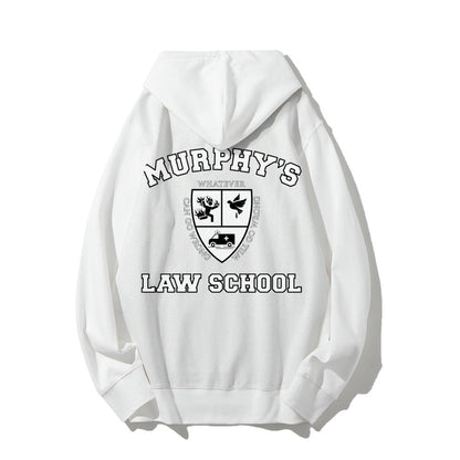 Murphy's Law School  Academic Printed Back Unisex Cotton Hoodie