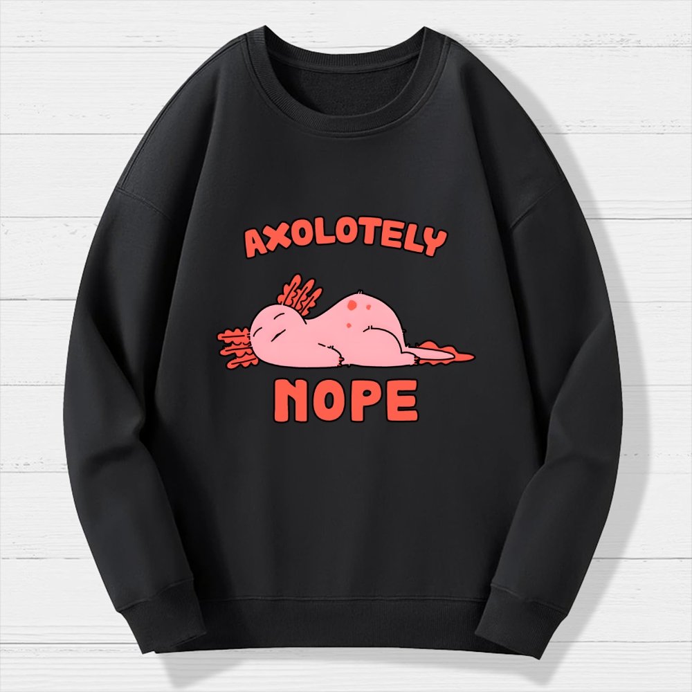Axo Nope Geek Cotton Sweatshirt