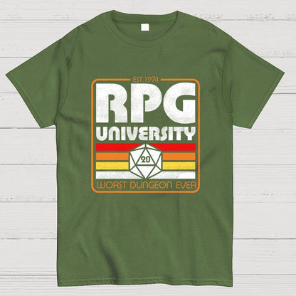 RPG University Vintage Geek T-Shirt