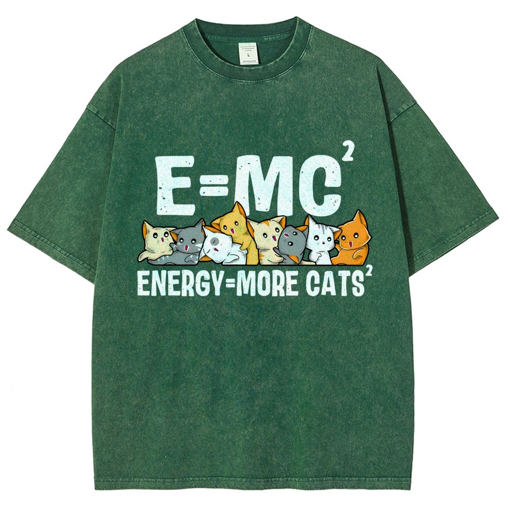 E=MC2 Vintage Distressed T-shirt