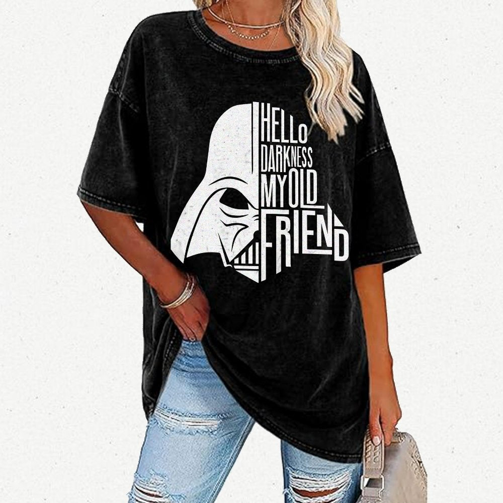 Hello Darkness My Old Friend Vintage Distressed T-shirt