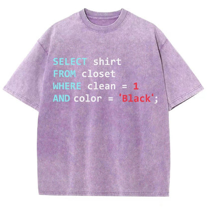 Programmer Database Vintage Distressed T-shirt