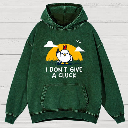 Don’t Give A Cluck Vintage Distressed Hoodie