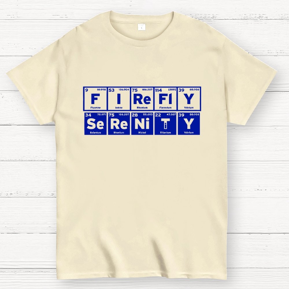 Funny Firefly Starship Symbols Geek T-Shirt
