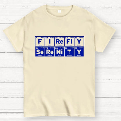 Funny Firefly Starship Symbols Geek T-Shirt