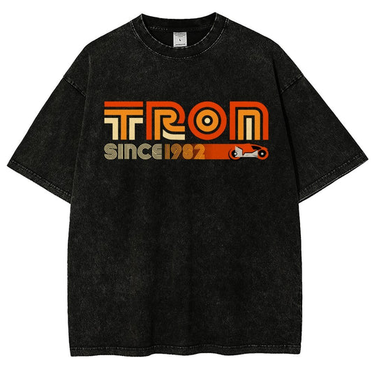 Retro Neon 1982 Vintage Distressed T-shirt