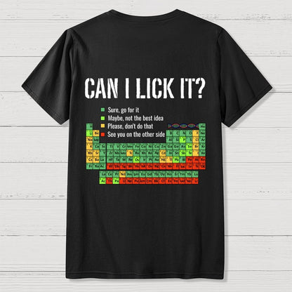 Can I Lick It  Back Printing Geek T-Shirt