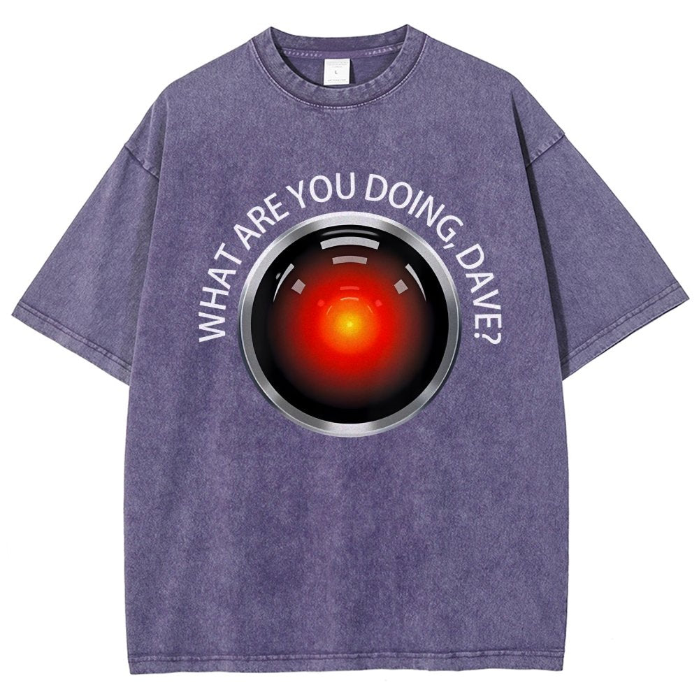 What Are You Doing Dave Vintage Distressed T-shirt