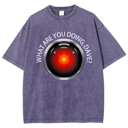 What Are You Doing Dave Vintage Distressed T-shirt