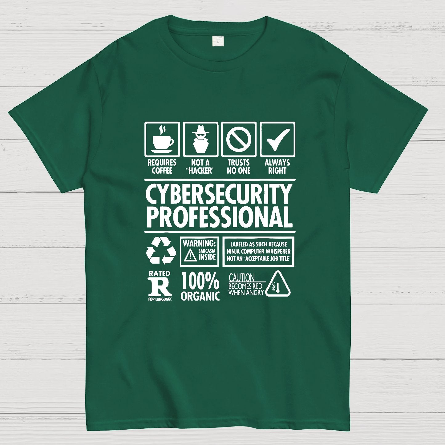 Cybersecurity Professional Geeky T-Shirt