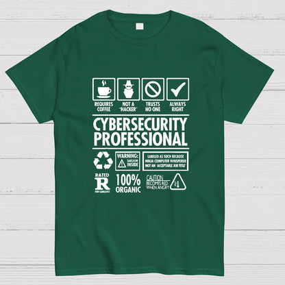 Cybersecurity Professional Geeky T-Shirt