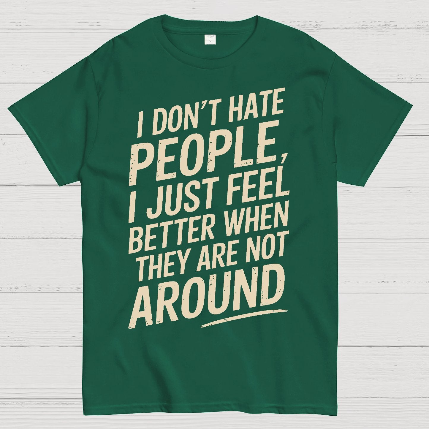 I Don't Hate People Geek T-Shirt