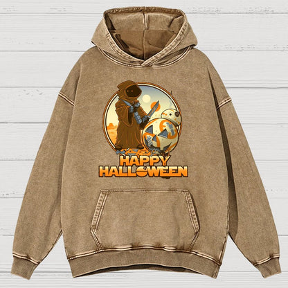 Happy Halloween Vintage Distressed Hoodie