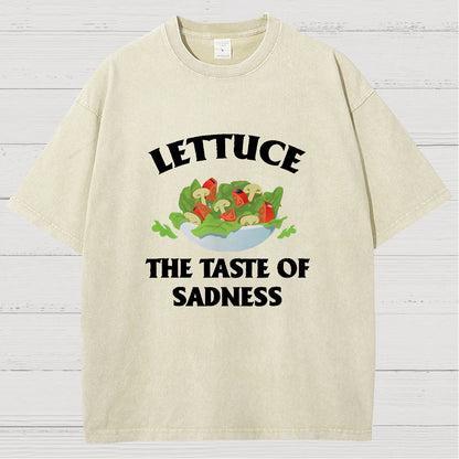 Lettuce The Taste Of Sadness Vintage Distressed T-shirt