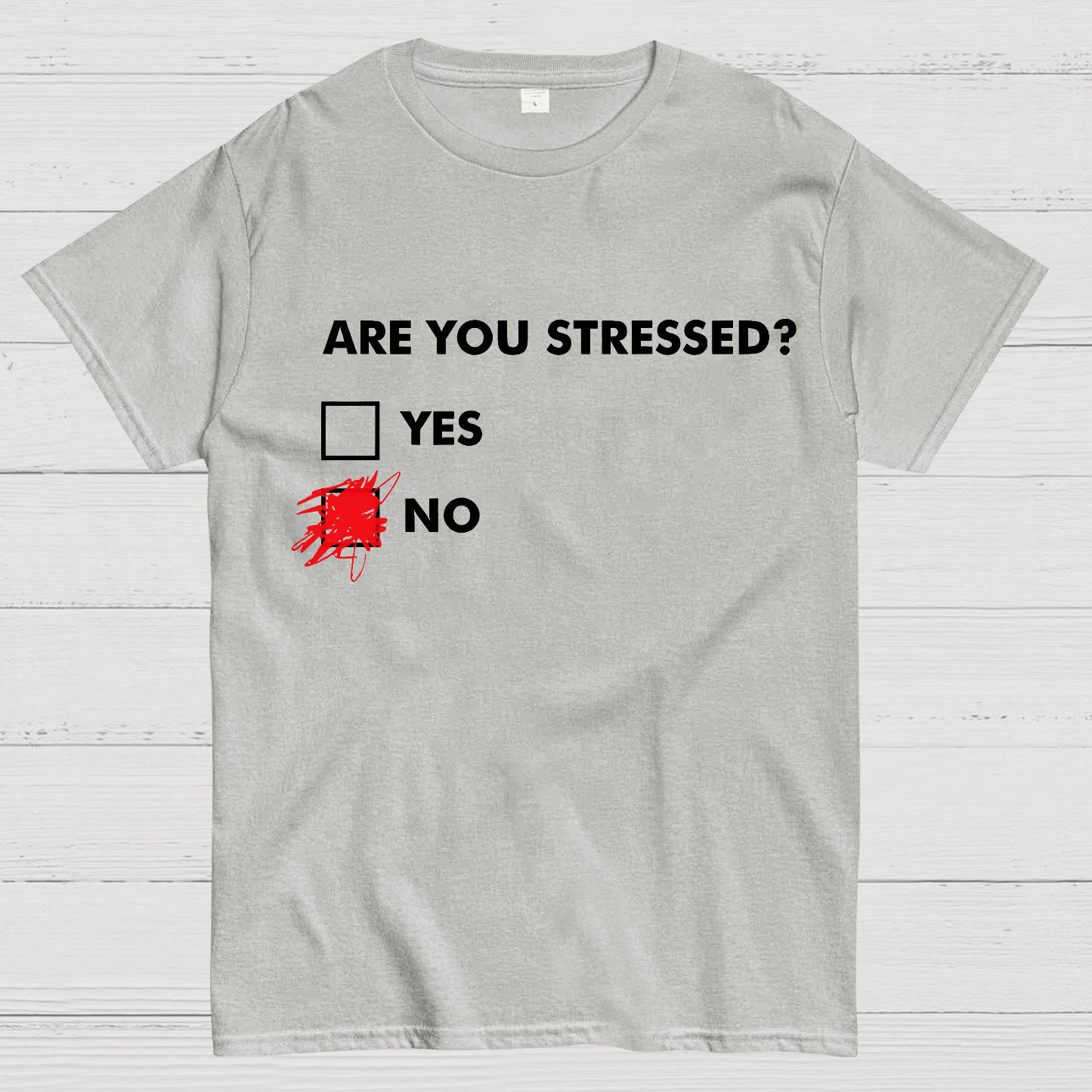 Fuuny Word Are You Stressed? No Geek T-Shirt