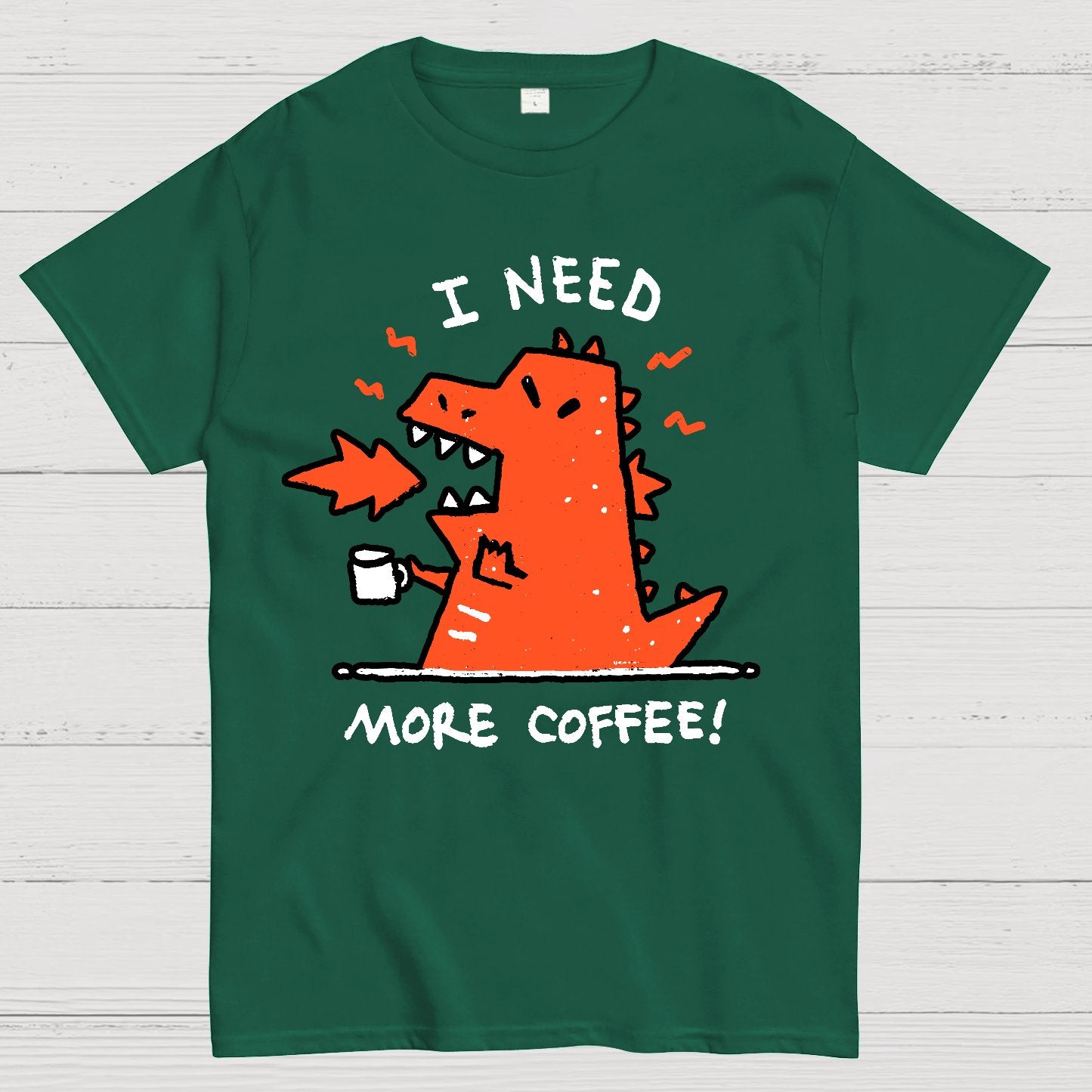 I Need Coffee Geek T-Shirt