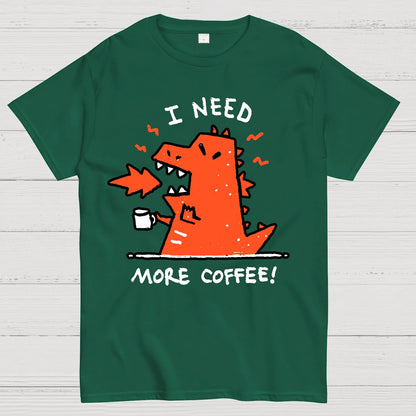 I Need Coffee Geek T-Shirt