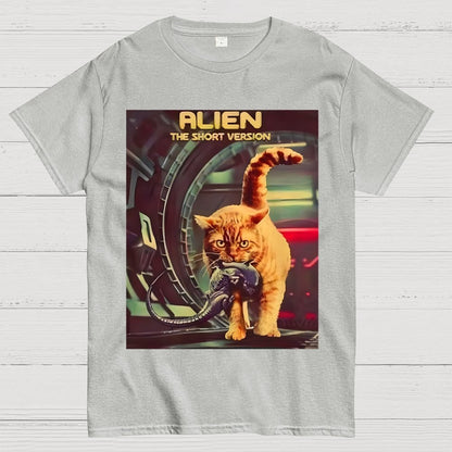 Mystery Cat Heavy Geek T-Shirt