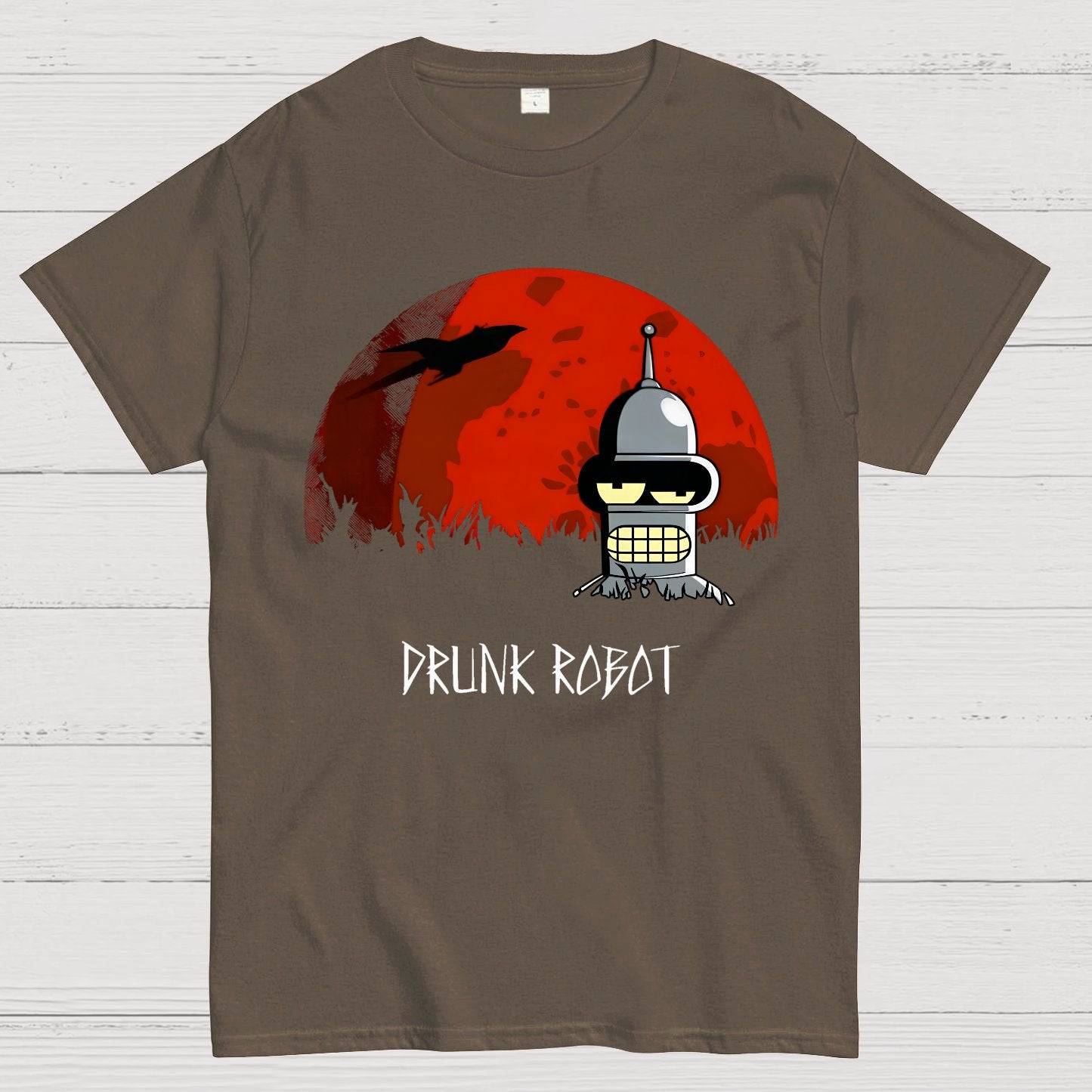 Drunk Robot Geek T-Shirt